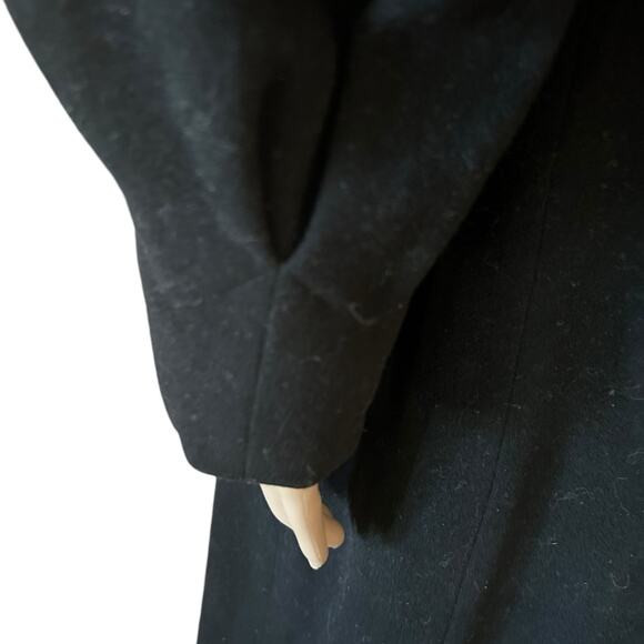 VTG Brenner Bros New York black embroidered 40’s wool swing fit and flare coat - Picture 9 of 16